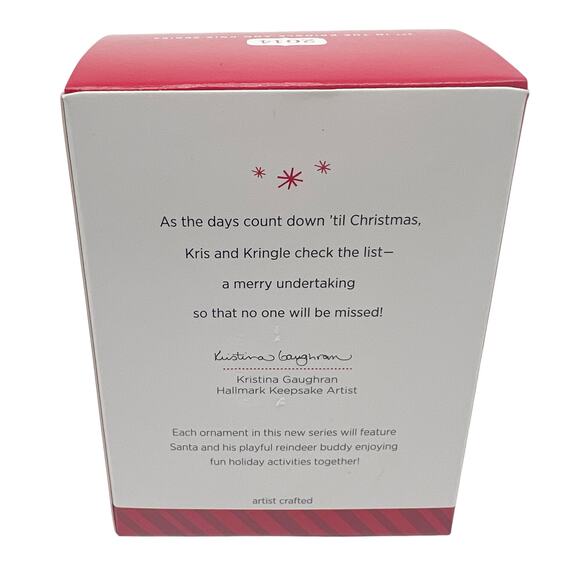 New in Box 2014 Hallmark Keepsake Christmas Tree Ornament Kringle and Kris NIB - Picture 4 of 4